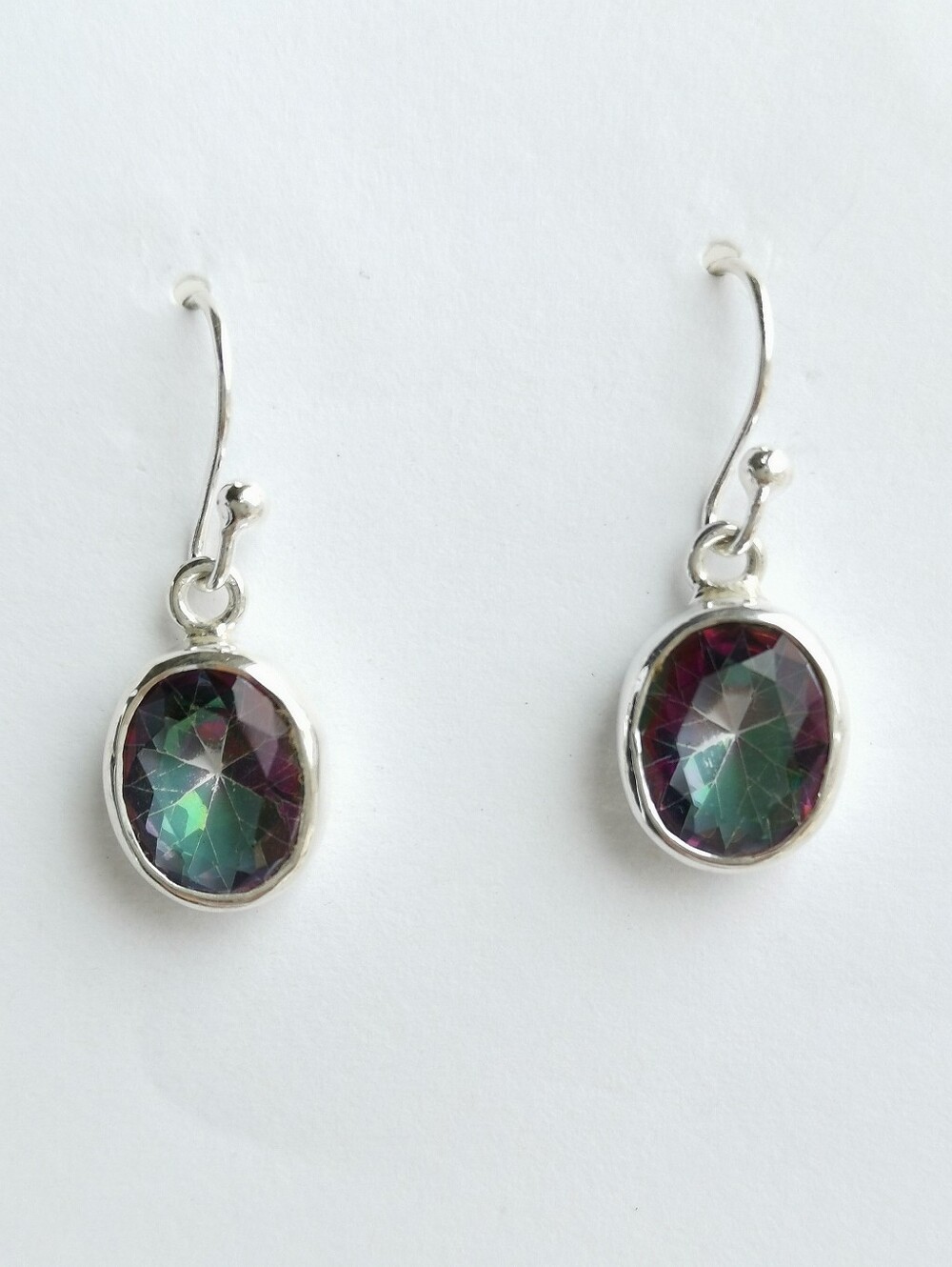 Mystic Topaz drop earrings in Sterling Silver 🆕